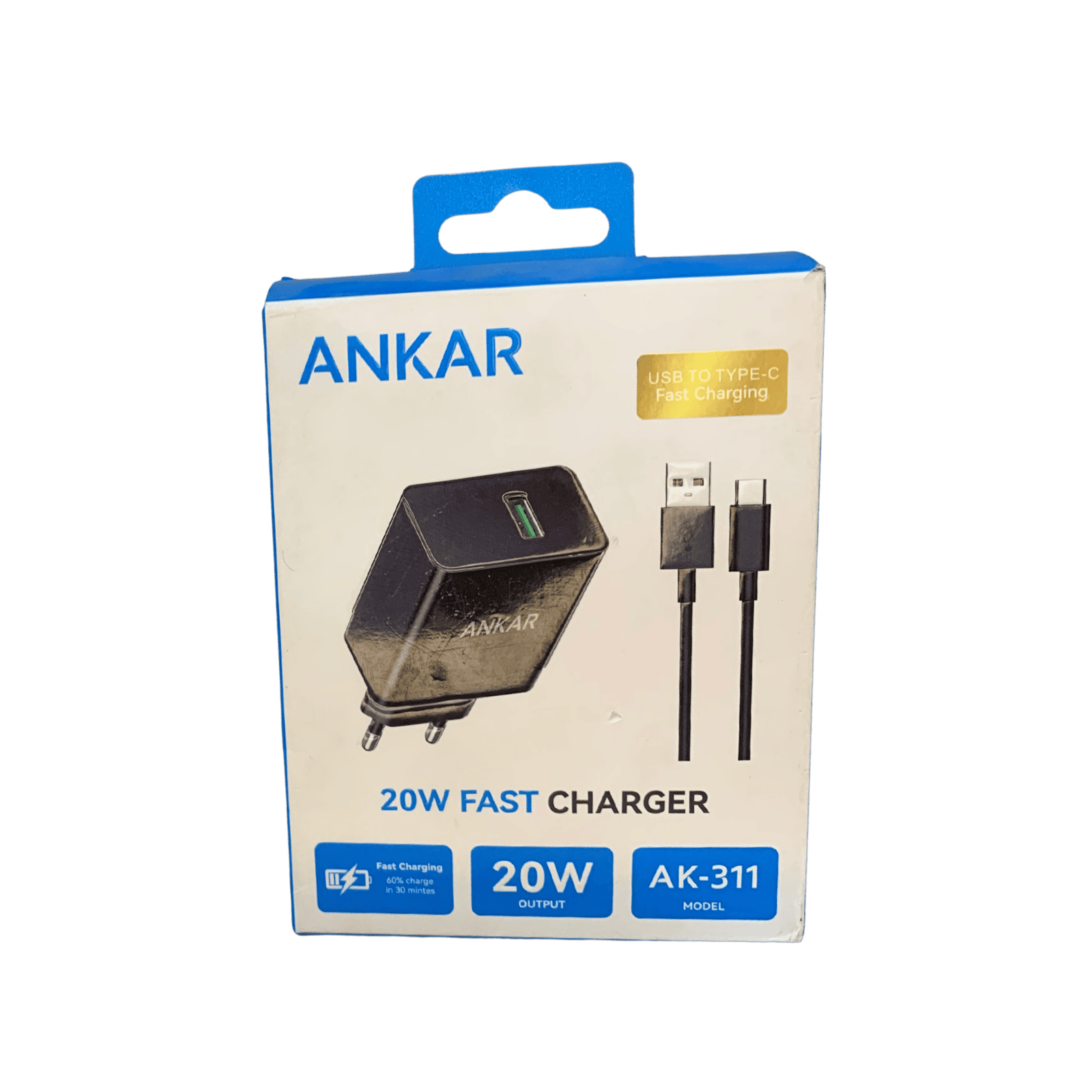 شاحن اصلي ماركة انكر 20W TYPE-C AK-311
